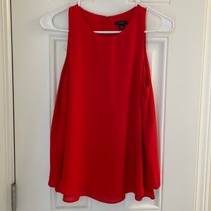 Red | Ann Taylor dressy Tank | XS
